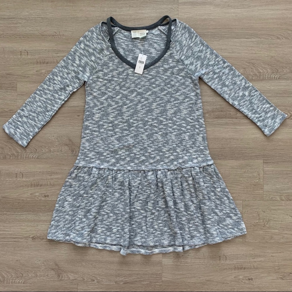 Anthro Saturday Sunday Drop Waist Dress Size S - Picture 3 of 9